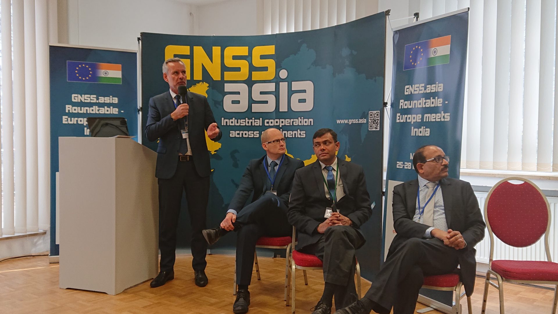 Europe met India at GNSS.asia Roundtable Munich SatNav Summit