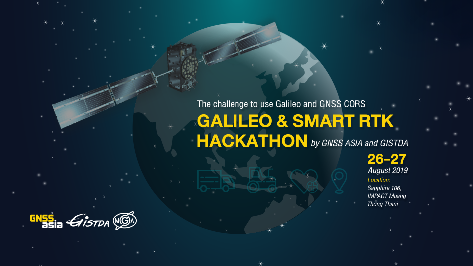 Galileo & Smart RTK Hackathon on 26-27 August 2019 in Bangkok