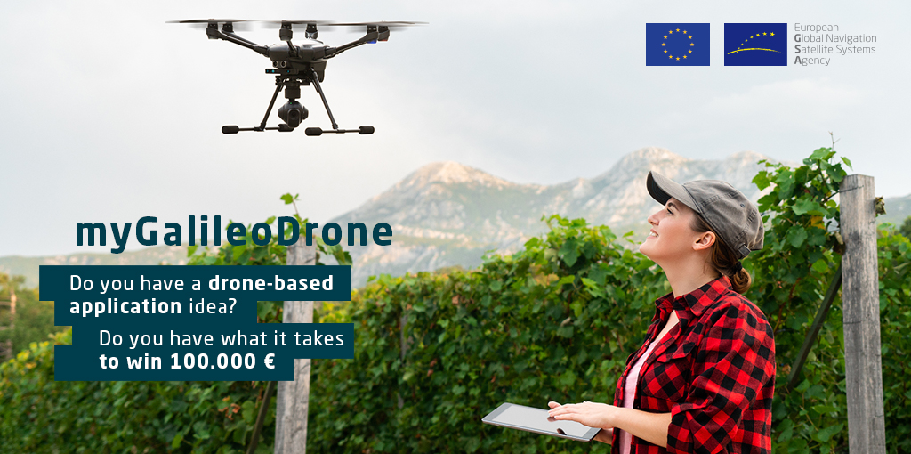 Applications for MyGalileoDrone are now open!