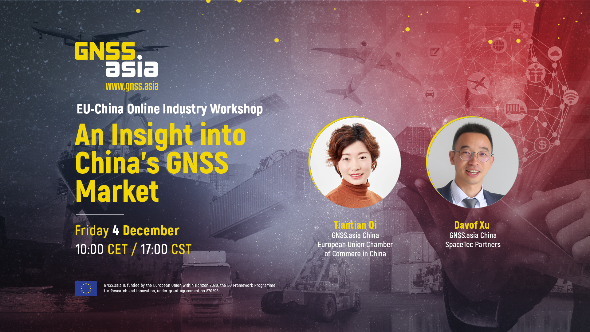 EU-China Online Industry Workshop – An Insight into China’s GNSS Market