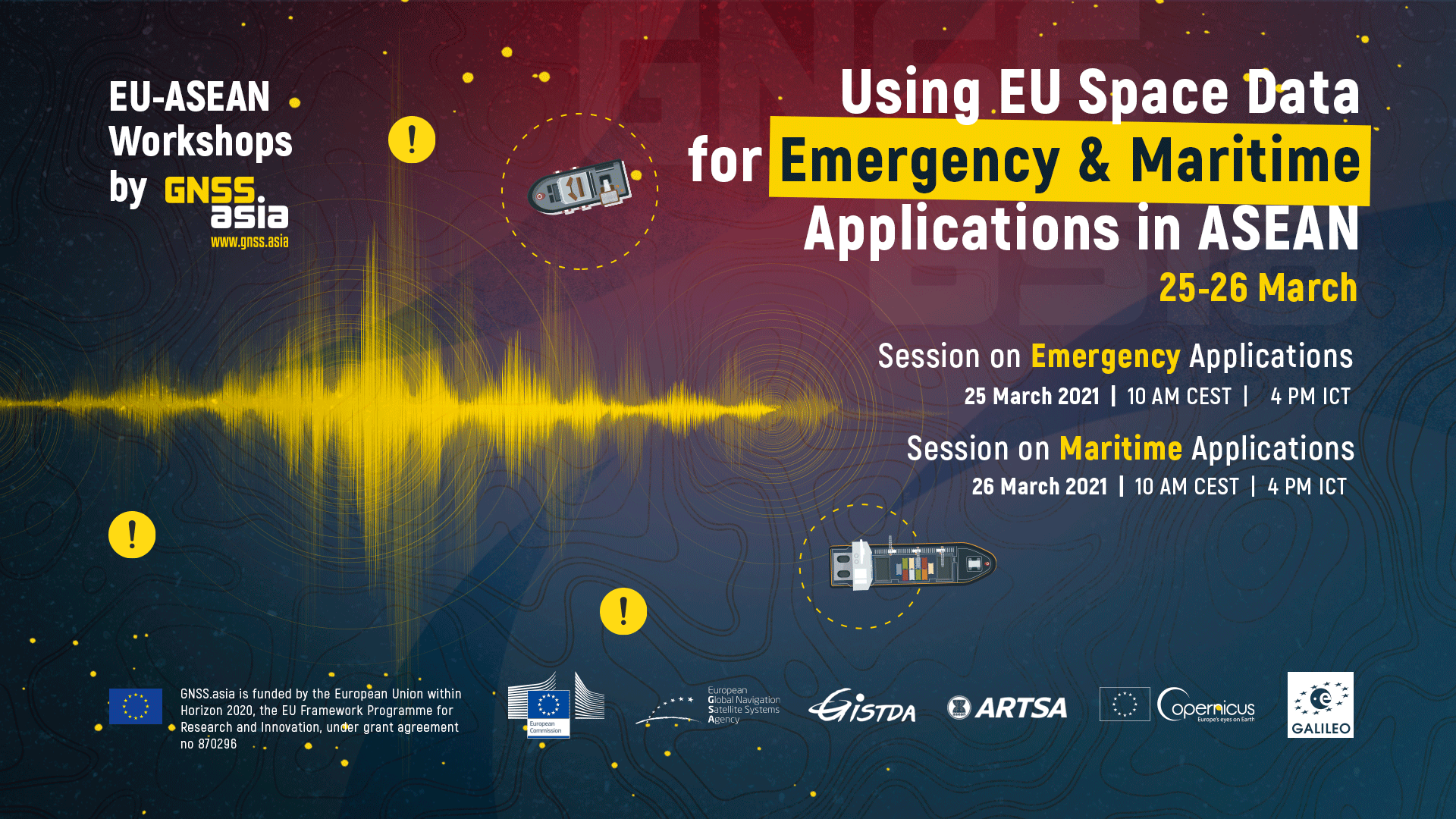 EU-ASEAN Workshop by GNSS.asia on using EU Space Data for Emergency & Maritime Applications in ASEAN