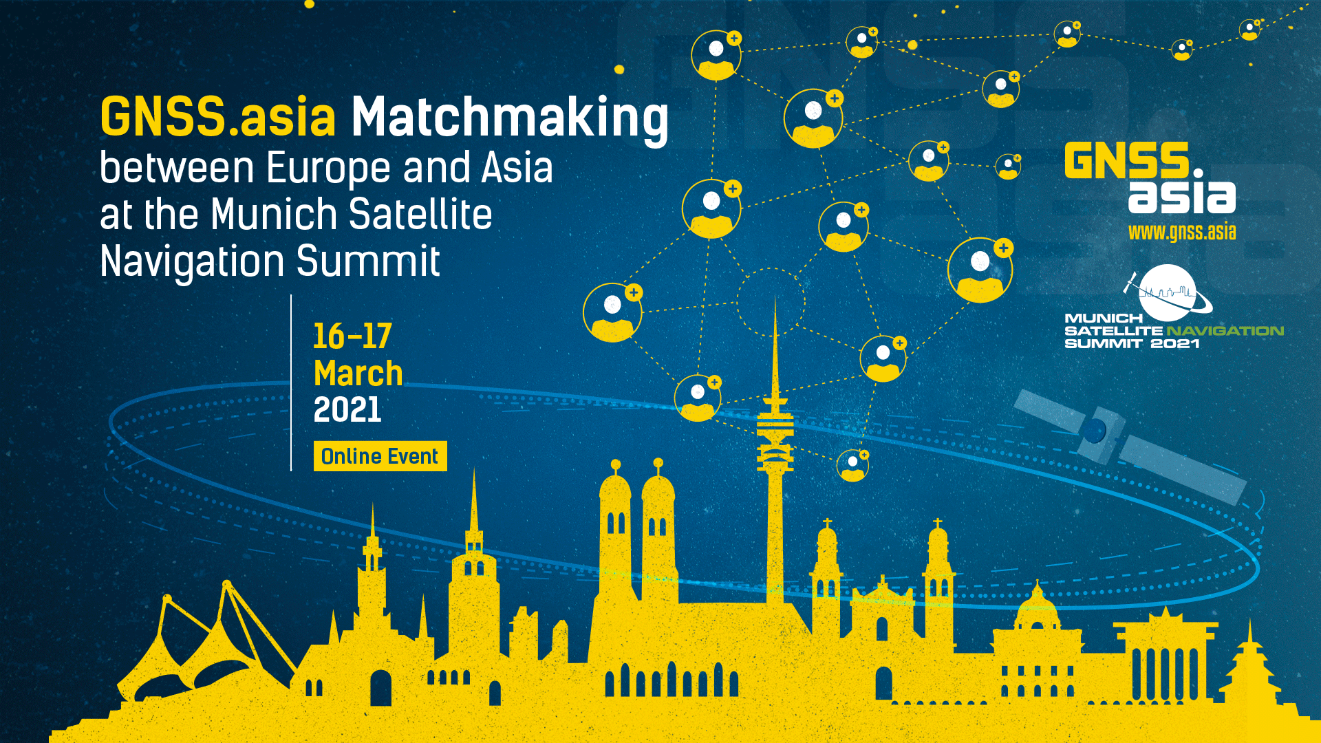 GNSS.asia Global Meetups at the Munich Satellite Navigation Summit 2021